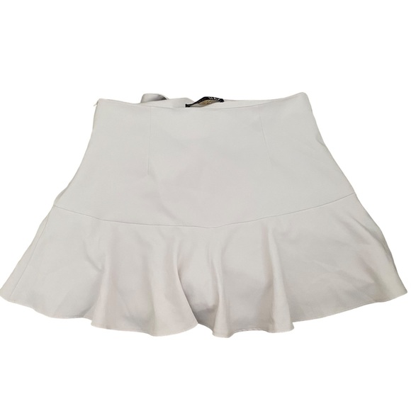 Zara Cream Skirt with Bow Detail - Picture 4 of 6